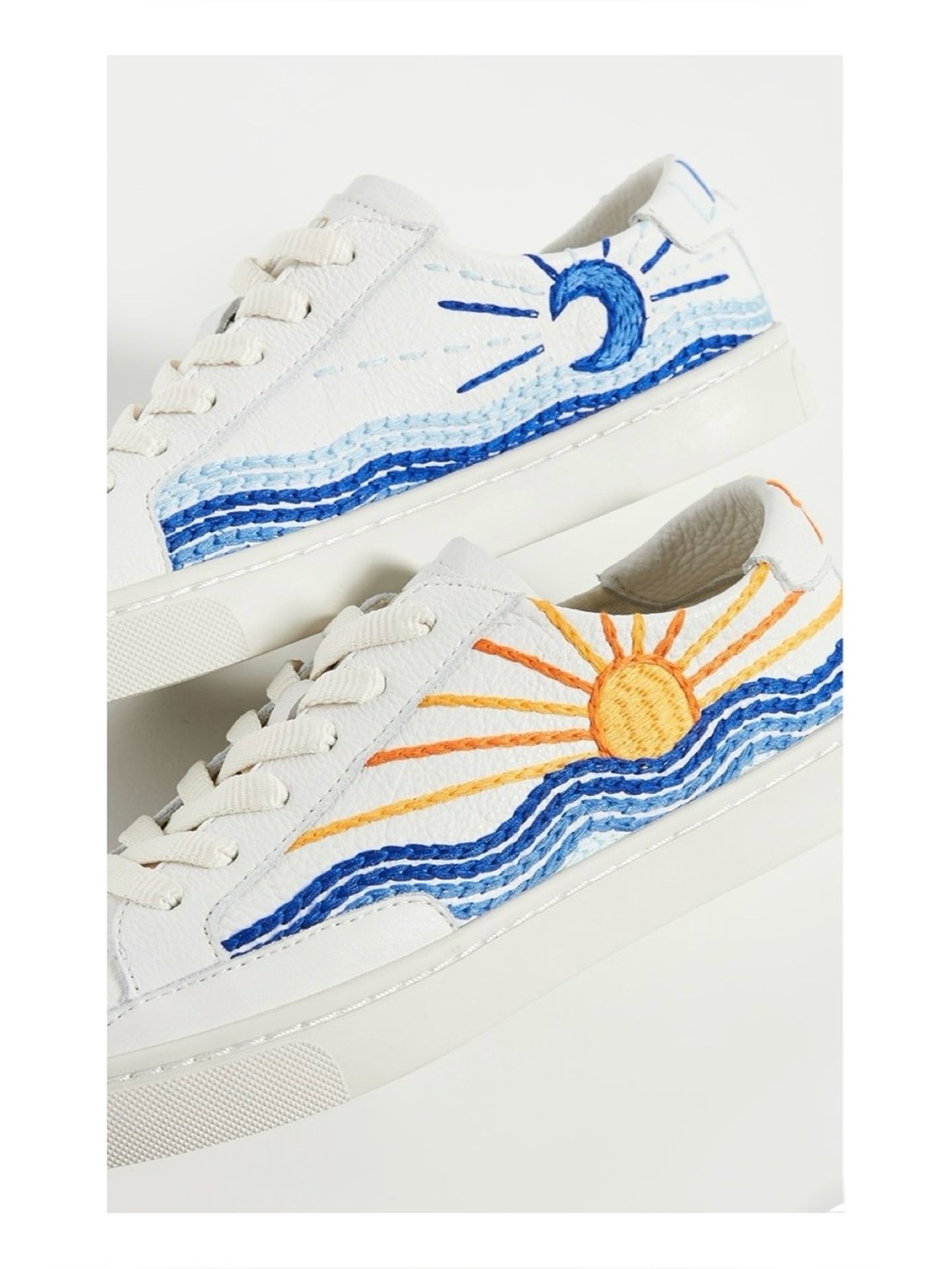 NWOT Anthropologie Soludos Sunrise Sunset Sneakers  Size 7